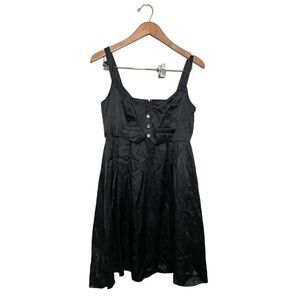 VOOM by JOY HAN VINTAGE Women's Tuxedo Dress Medium A Line Rhinestones‎ Black